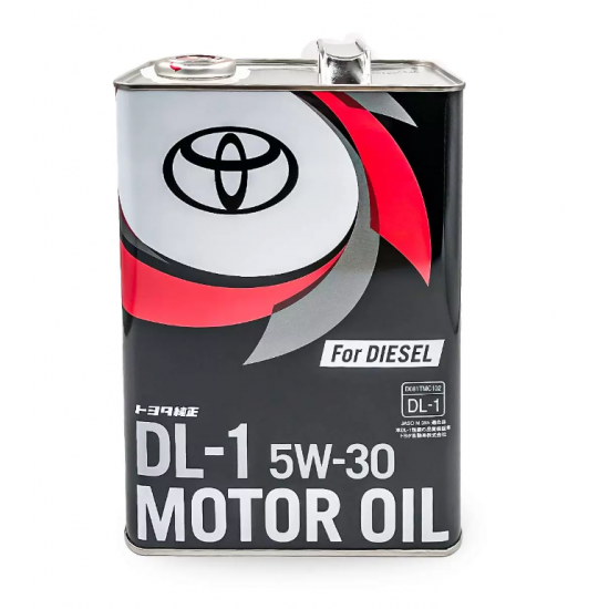 Оригинальное масло TOYOTA 5W30 DL-1 DIESEL синт. 4л Япония (6 шт)