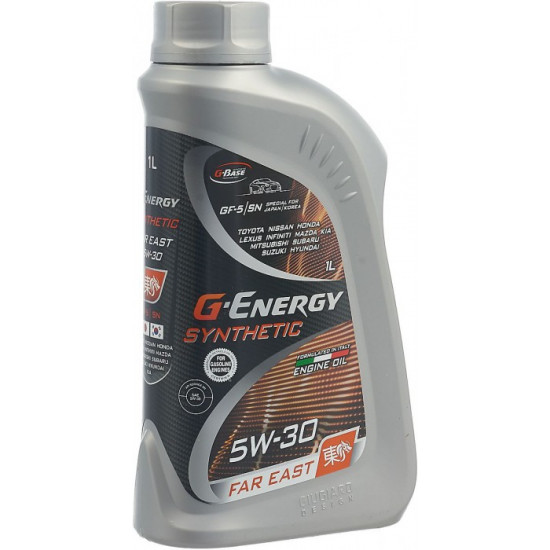 G-Energy Synthetic Far East 5W30 API SP ILSAC GF-6A 1л синтетическое моторное масло (12 шт)