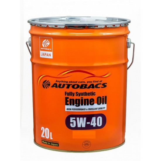 AUTOBACS 5W-40 FULLY SYNTHETIC SP/CF синт. 20л моторное масло Япония