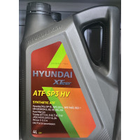 Оригинальное масло HYUNDAI ATF SP-3 HV XTEER синтетическое трансмиссинное масло 4л (4 шт)