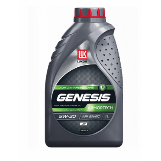 Лукойл GENESIS ARMORTECH JP 5W-30 1л.API SP/RC, ILSAC GF-6A синт. моторное масло (12 шт)