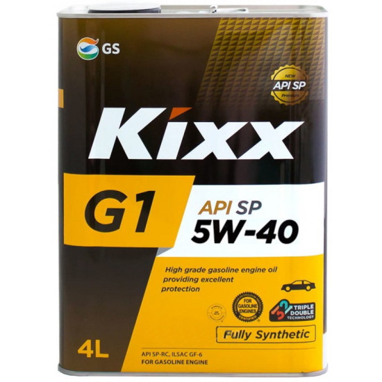 Kixx G1 SP 5W-40 синт. 4л (4шт) масло моторное
