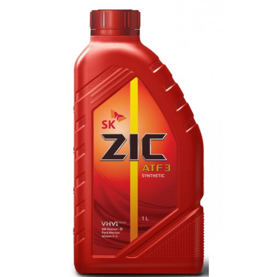 ZIC ATF 3 синт. 1л трансмиссионное масло для АКПП (12 шт)