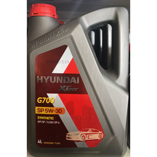 Оригинальное масло HYUNDAI 5W-30 XTEER G700 SP/ILSAC GF-6A синтетическое моторное масло 4л (4 шт)