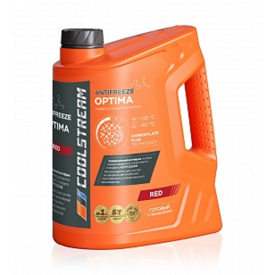 Антифриз CoolStream Optima красный red 5кг (3 шт)