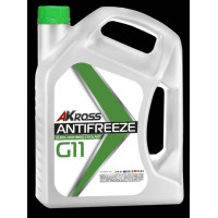 Антифриз AKross EURO G11 4,7 кг ЗЕЛЕНЫЙ (4 шт)