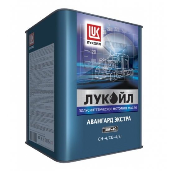 Лукойл Авангард ЭКСТРА 10W-40 CH-4/CG-4/SJ 18л. (металл. бидон) п/синт. моторное масло