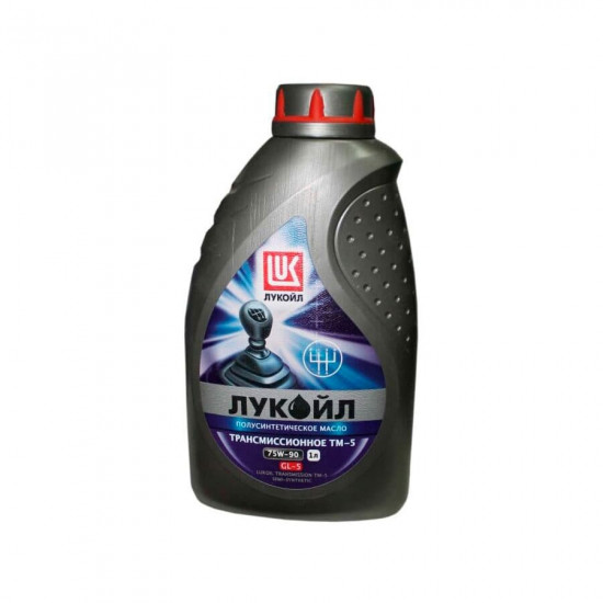 Лукойл ТМ-5 75W-90 GL-5 1л полусинтетическое трансмиссионное масло (12 шт)