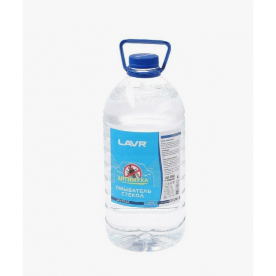 LAVR 1210 Омыватель стекол Антимуха Crystal, 4л
