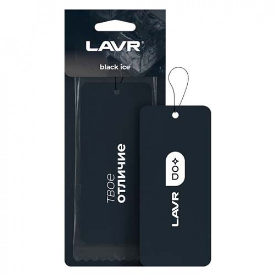 LAVR 1770 Ароматизатор картонный Black Ice (24 шт)