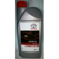 Оригинальное масло TOYOTA 5W-40 ENGINE OIL SN синт. 1л (12шт) ЕС
