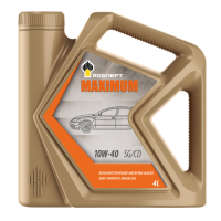 РОСНЕФТЬ MAXIMUM 10W40 SG/CD.4л.Полусинтетическое моторное масло.(4шт)