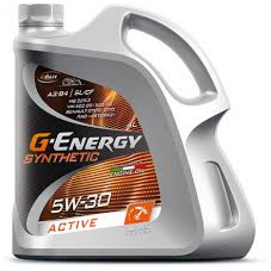 G-Energy Synthetic Active 5W-30 SN/CF 4л Синтетическое моторное масло (4 шт)