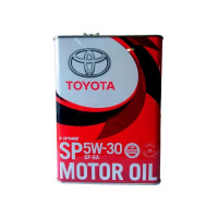 Оригинальное масло TOYOTA 5W-30 SP синт. 4л (6 шт) Япония