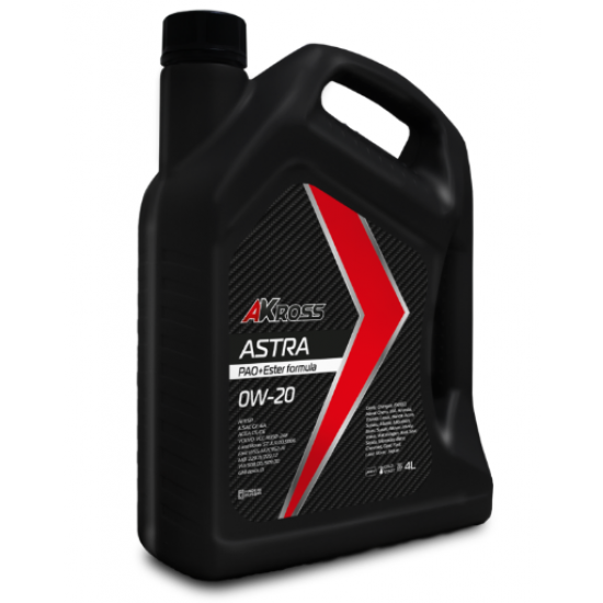 AKross ASTRA 0W-20 SP GF-6A C5/C6 PAO+Ester 4 л масло моторное синт (4 шт)