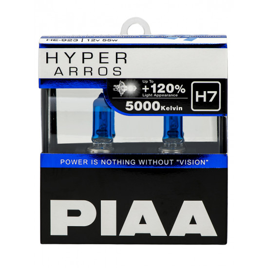 Лампа накаливания PIAA BULB HYPER ARROS 5000K HE-923 (H7)