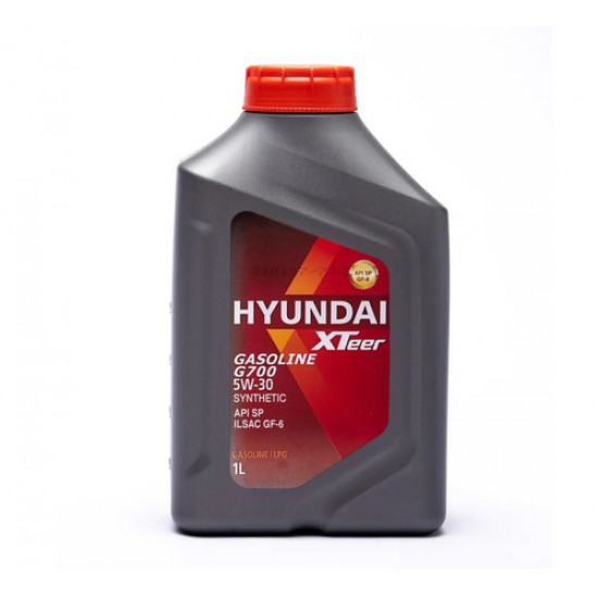 Оригинальное масло HYUNDAI 5W-30 XTEER G700 SP/ILSAC GF-6A синтетическое моторное масло 1л (12 шт)