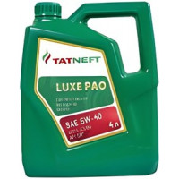 Масло моторное синтетическое Татнефть Luxe PAO SAE 5W-40 4л