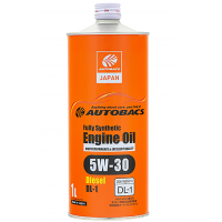 AUTOBACS 5W-30 DIESEL DL-1 FULLY SYNTHETIC синт. 1л (20 шт) моторное масло Япония