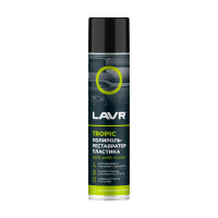 LAVR 2437 Полироль-реставратор пластика Tropic 400мл (12 шт)