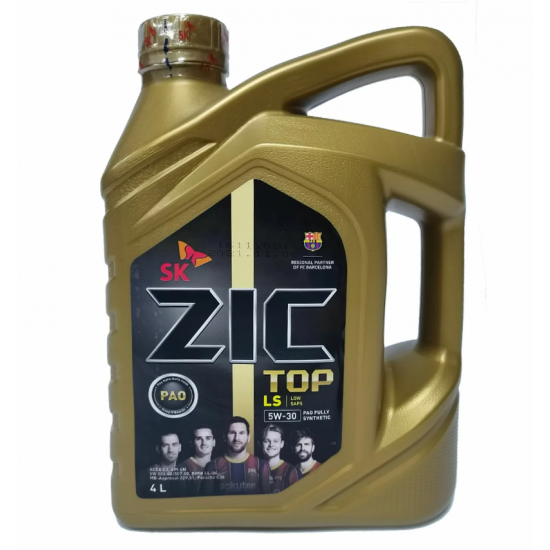 ZIC TOP LS 5W-30 ACEA С3 4л синтетическое моторное масло (4 шт)