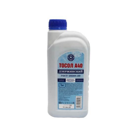 Тосол Дзержинский ГОСТ А-40 1кг (16 шт)