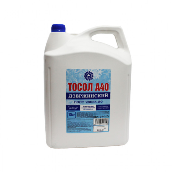 Тосол Дзержинский ГОСТ А-40 10кг (2 шт)